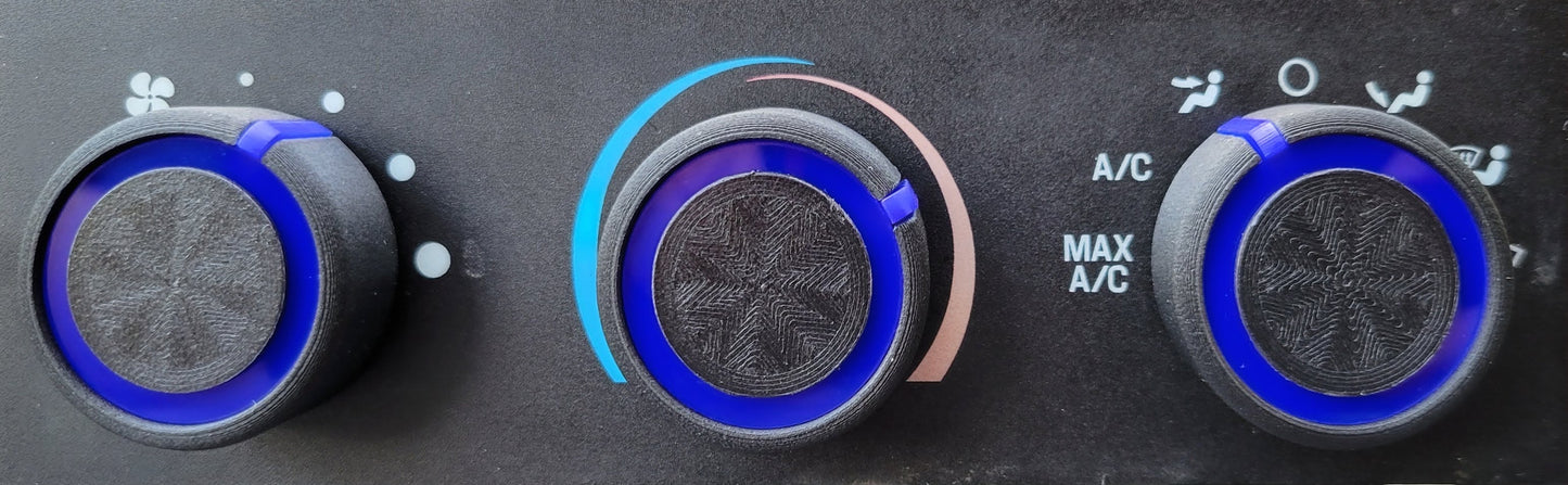 89-04 Mustang HVAC Control Knobs