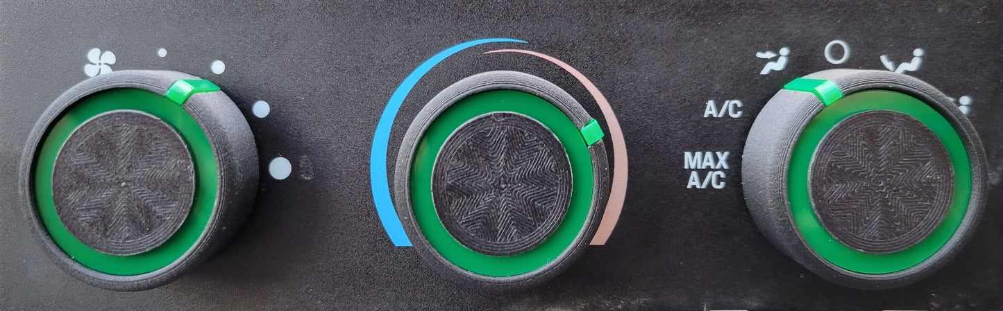 89-04 Mustang HVAC Control Knobs