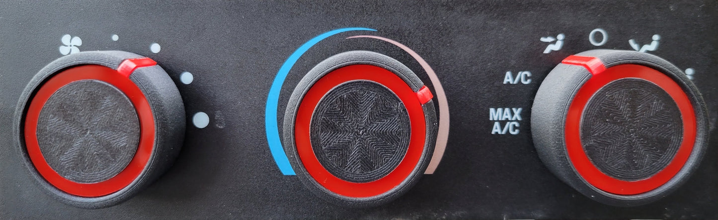 89-04 Mustang HVAC Control Knobs