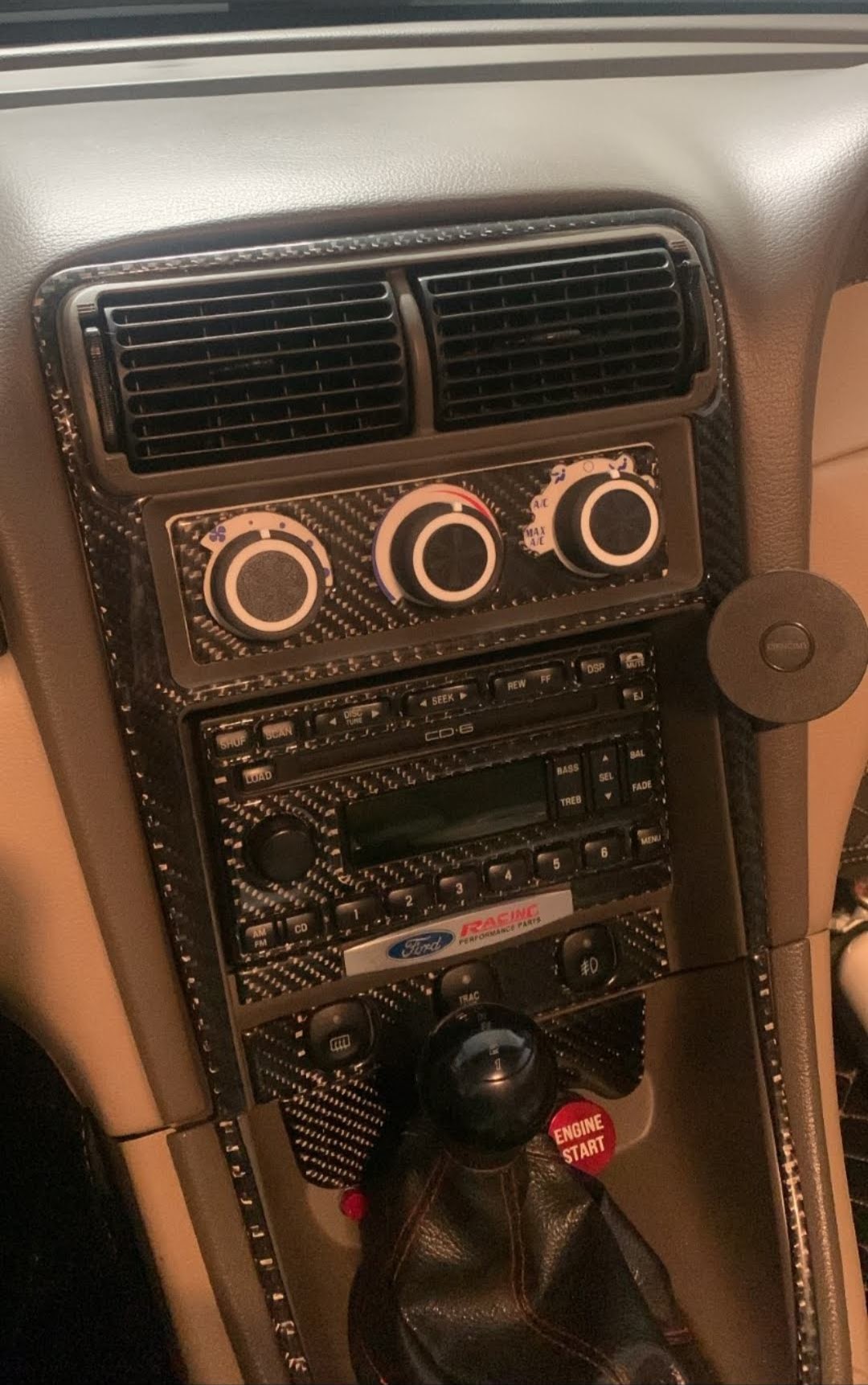 89-04 Mustang HVAC Control Knobs