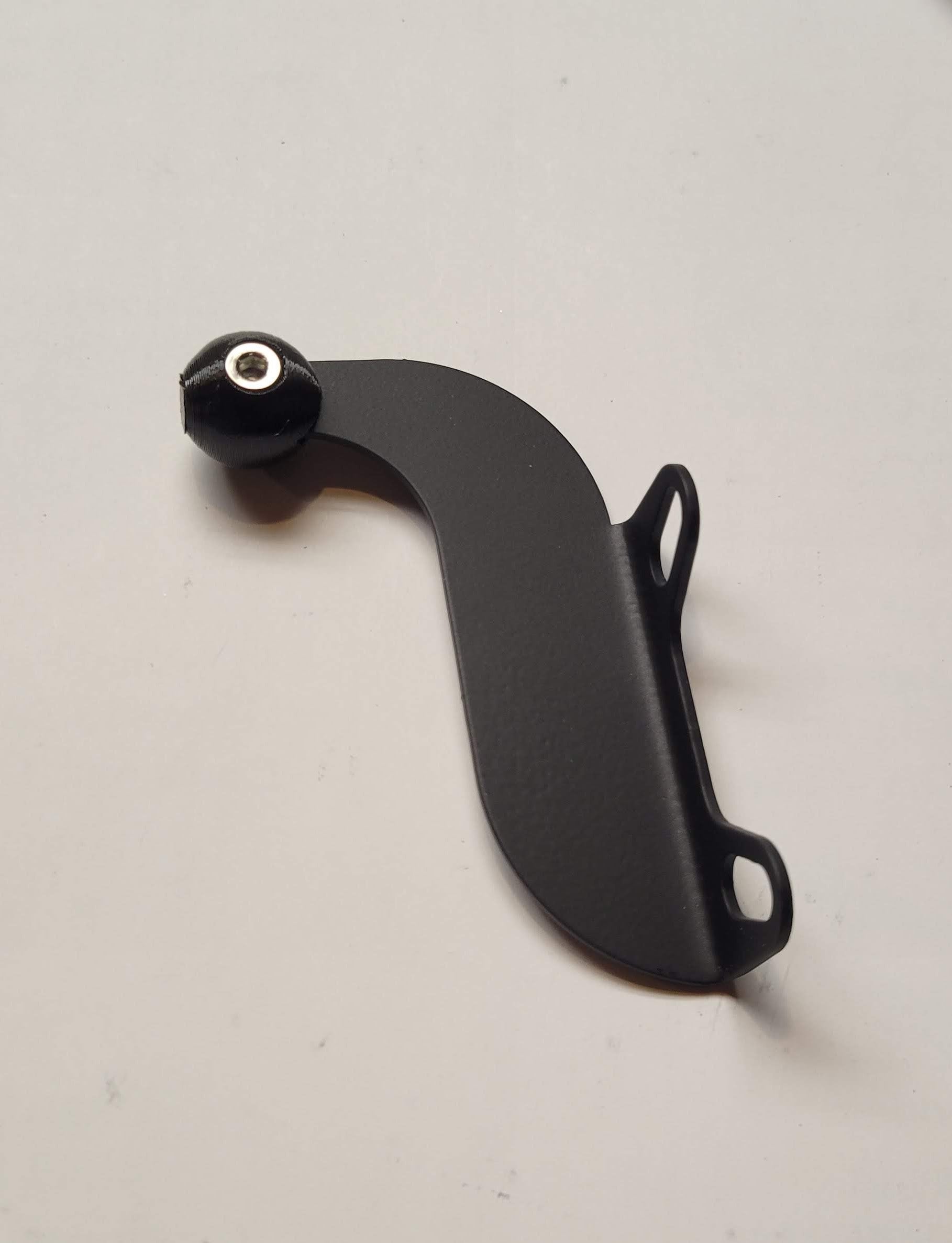 Mustang phone mount, powdercoat black