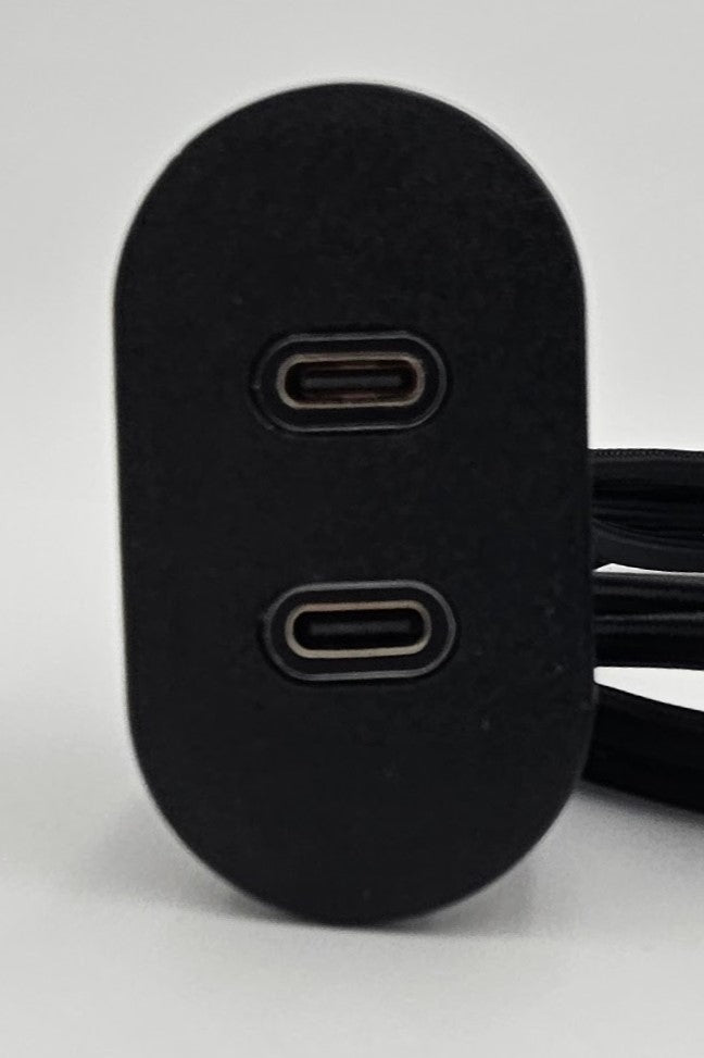 94-04 Mustang coin holder bulkhead with dual, 3ft USB extension cables