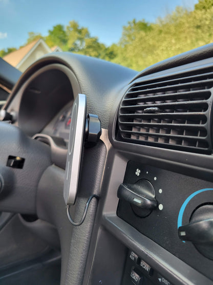 Mustang phone mount, driver's side